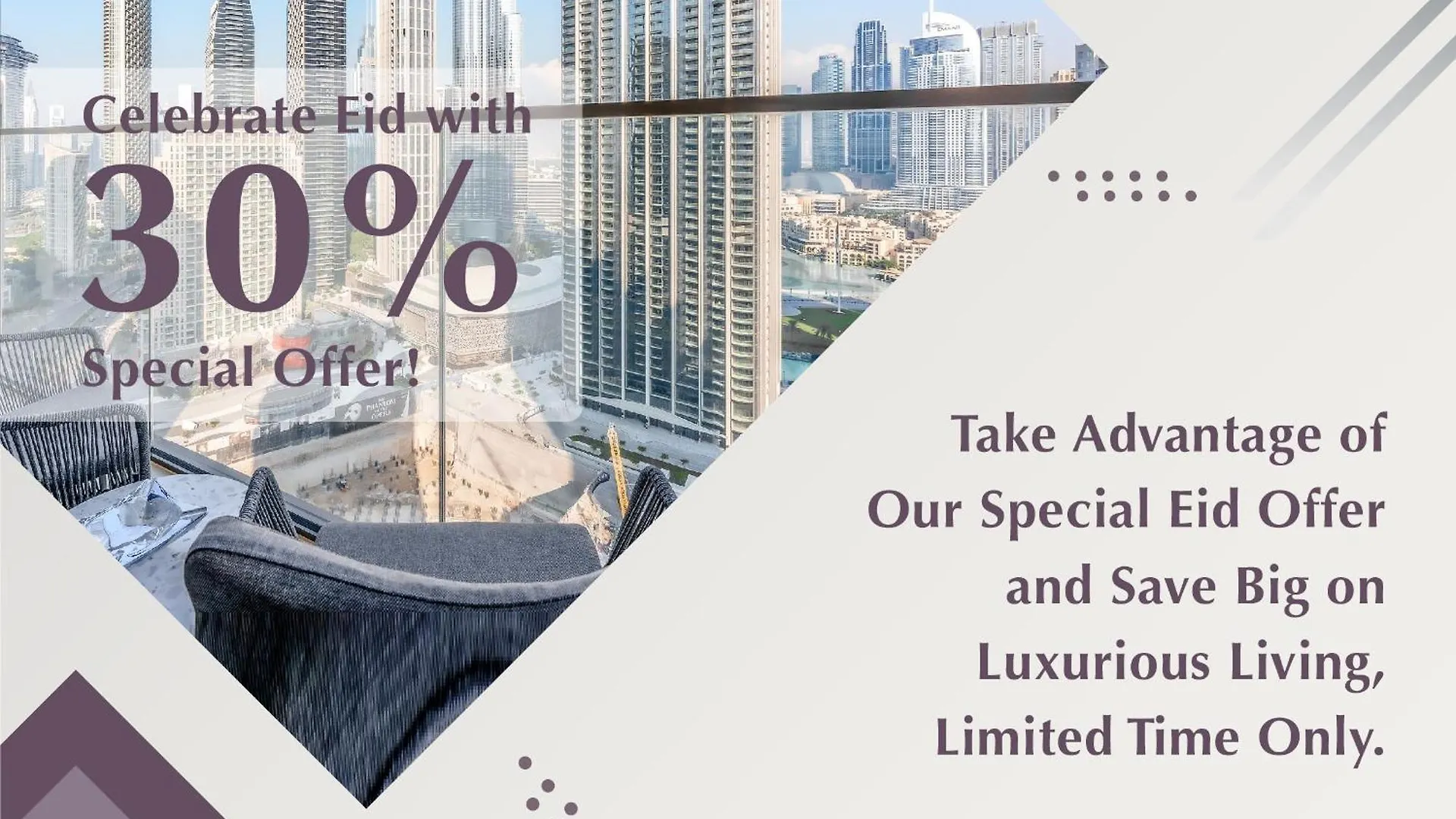 Stayis -Spacious & Luxury 1 Bedroom Room Apartment Dubai